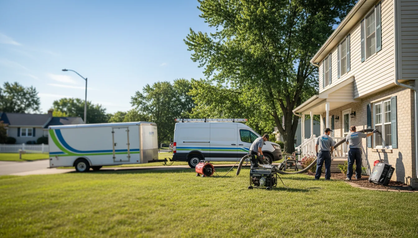 Flooded Basement Restoration And Cleanup With Repair in Huron, OH near me